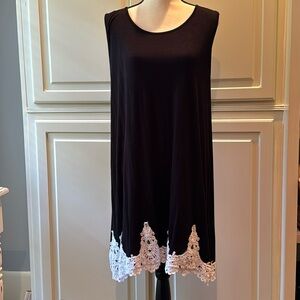 NWOT Entro black sleeveless dress